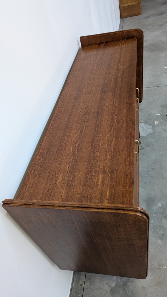 SAM dressoir, vintage Scandinavisch design – Wood, Brass (photo 5 of 5)