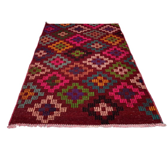 Image 1 of Vintage Anatolisch Turks Kelim Vloerkleed, 141 x 82cm