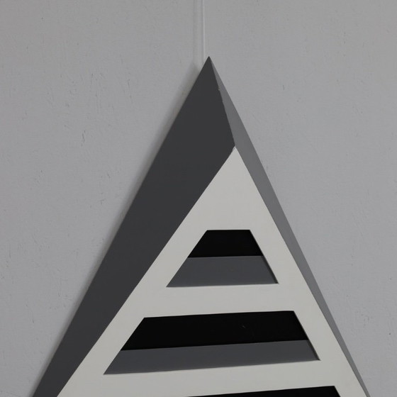 Image 1 of Eef de Graaf – Geometrische Wandskulptur (Triptychon), Niederlande, 1980er