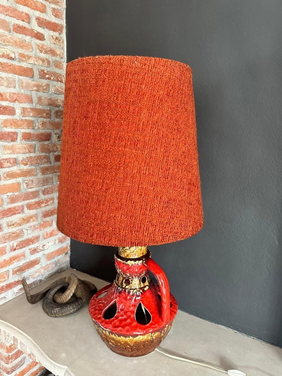 Image 1 of Ceramic Fat Lava floor lamp West Germany