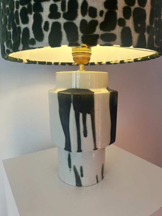 Image 1 of Set of 2 MCM Table Lamps: Upcycled one-of-a-kind pieces made from vases by Ditmar Urbach Keramik – Czech Republic