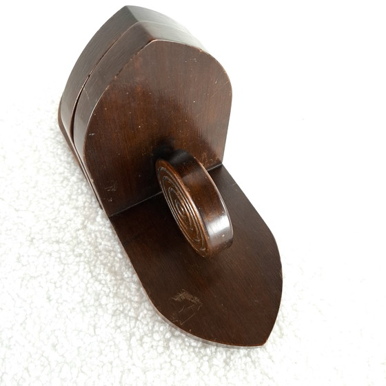 Image 1 of Set houten art deco boekensteunen jaren 30/40