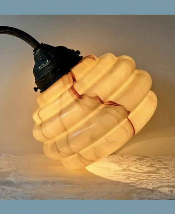 Image 1 of Scailmont Belgium 1930s Art Deco wall lamp