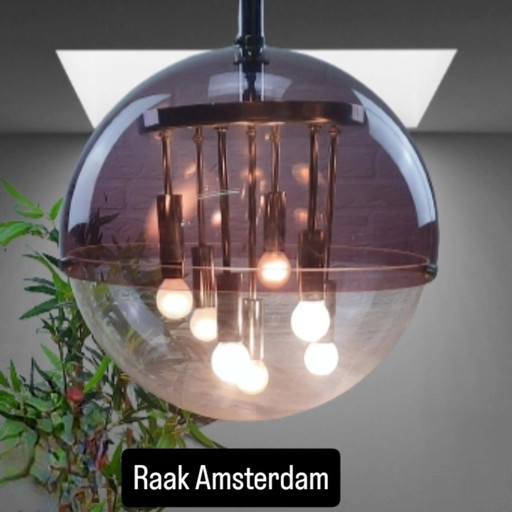 Space Age globe lamp, toegeschreven Raak