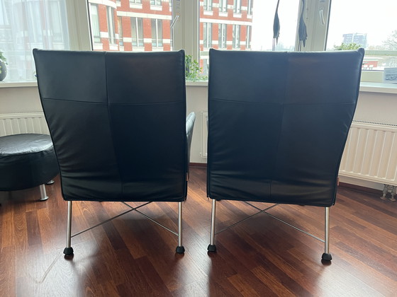 Image 1 of 2 x Montis Charly zwart leder