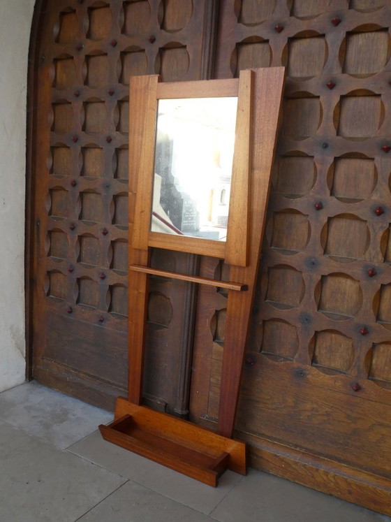 Armoire en Acajou avec Miroir, 1950 (photo 10 of 10)