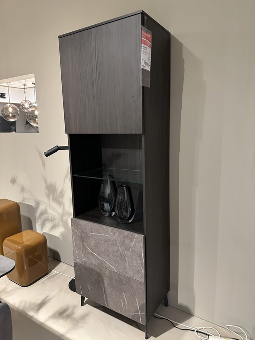 Mobile contenitore Demano - marrone nero