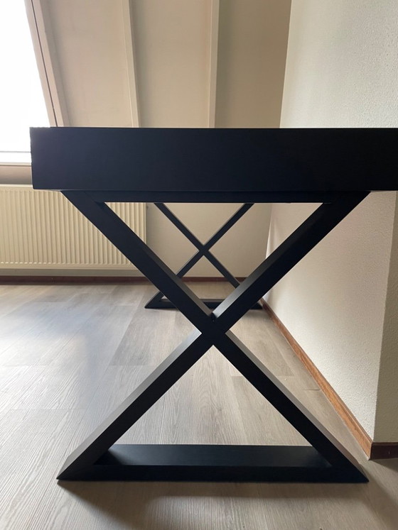 Bureau – Malte, Bijzettafels, Wood, Leather (photo 2 of 5)