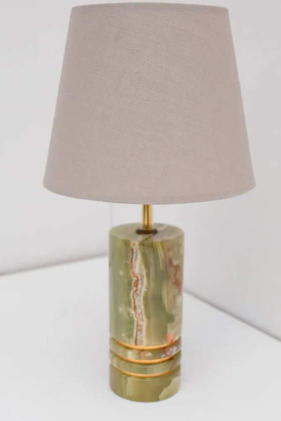 Image 1 of Mid-century modern Italian brass table lamp, 1970s