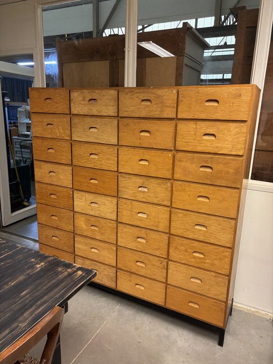 Image 1 of Vintage apothekerskast / ladekast / schoolkast 