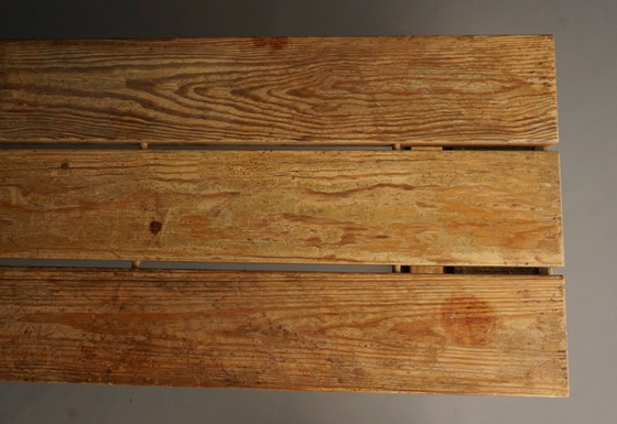 Image 1 of Vintage Scandinavian Solid Pine Bench. 1960s