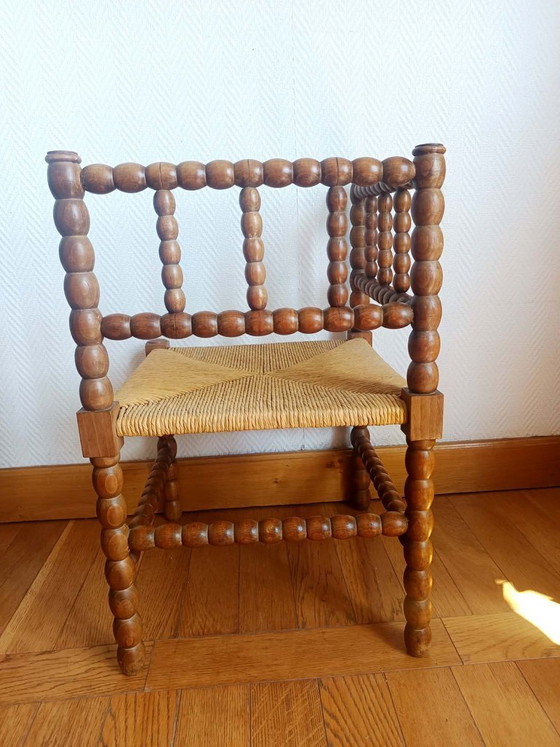 Image 1 of 2x Bobin chairs, also known as "fireside" chairs, Holland