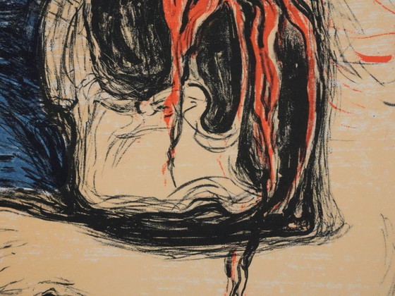 Edvard Munch: Vampire, Signed Lithograph – Lithographs & prints, Paper (photo 8 of 10)