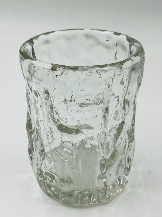 Image 1 of WMF Ice Glass Vase by Erich Schumann