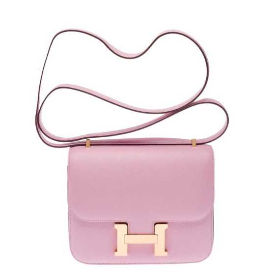 Image 1 of Borsa HERMES Constance in cuoio viola - 103409
