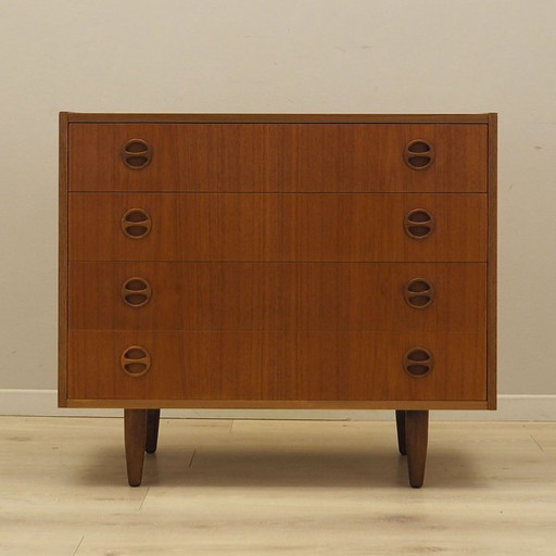 Teak chest of drawers, Danish design, 1960s, manufactured in Denmark