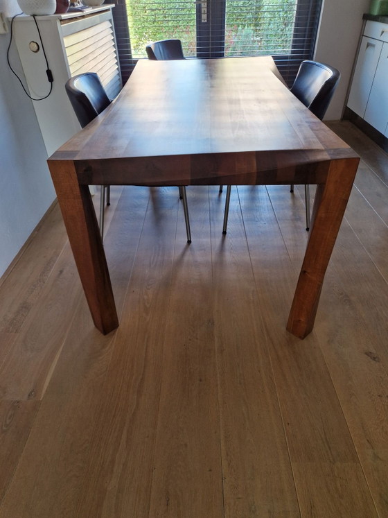 Artisan Dining table, Torsio model European walnut wood (photo 3 of 6)