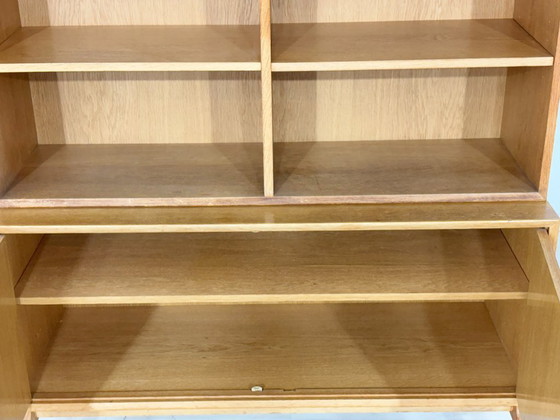 Image 1 of Vintage classic: IKEA MTP shelf / highboard / sideboard – oak – design Marianne Richter