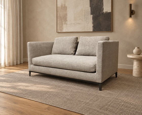 NEW Minotti Andersen Loveseat + WARRANTY, 2 seaters, Other, Metal, Grey, Minimalisme (photo 2 of 8)