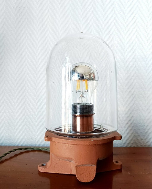 Vintage globe lamp