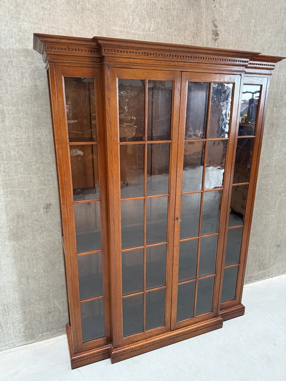 Vitrina de Caoba Antigua Vitrina de Biblioteca – Wood (photo 9 of 9)