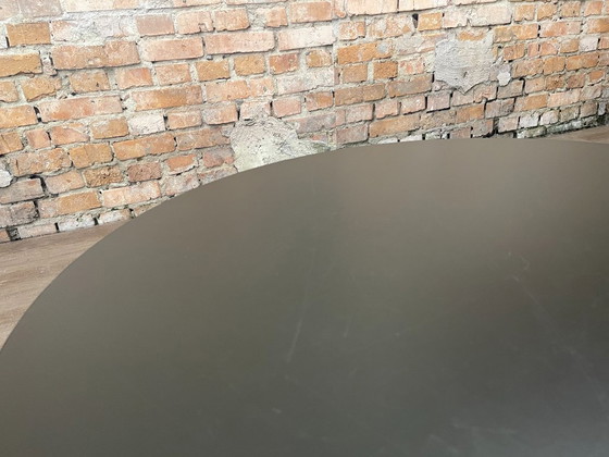 Image 1 of Black round coffee table