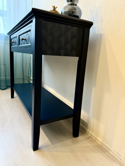 Table d'appoint relookée