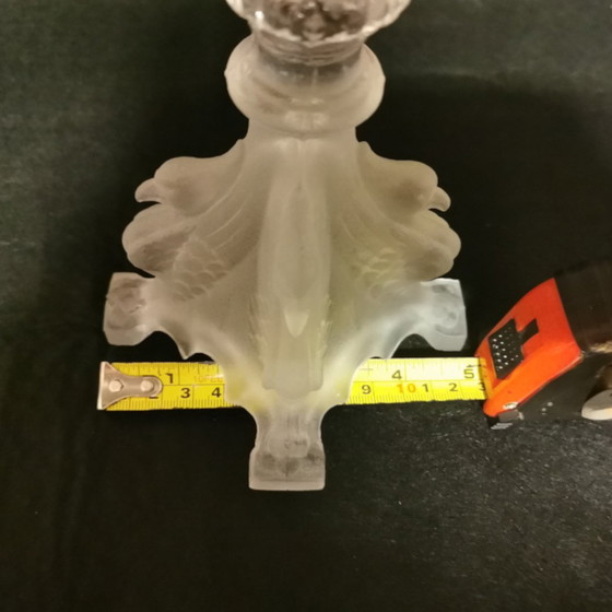 Image 1 of Glazen kandelaars - Val Saint Lambert - Art Deco