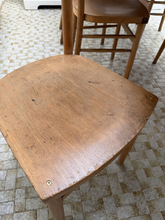 6 chaises en bois vintage – Chaises de salle à manger, Wood (photo 4 of 7)