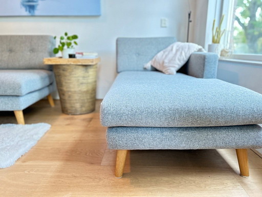 Canapé 3 places Longchair, modulable (Sofacompany)