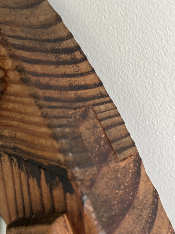 Image 1 of Brutalist handmade mirror 50x40cm 