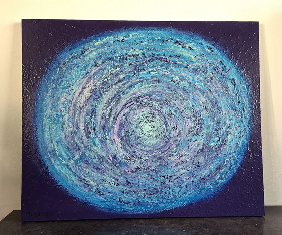 Manou Claire - Universe – Dipinti e disegni, Legno, Tela (photo 2 of 5)