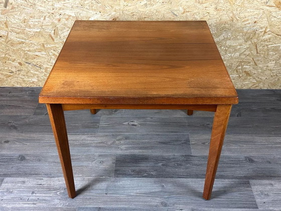 Image 1 of 60's 70's Teak Dining Table Table de salle à manger Par Burchardt-Nielsen Made In Denmark