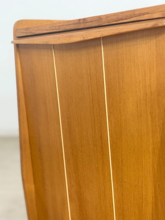 Image 1 of Prachtige vintage schoenenkast, schoenenkist, halkast, mid-century modern