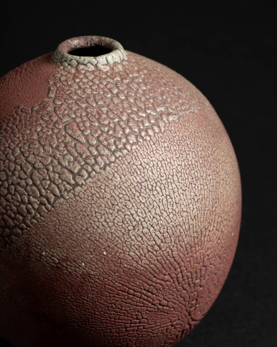 Image 1 of Keramische vaas en doos met deksel – Studio Keramist Artist, Duitsland, 2010