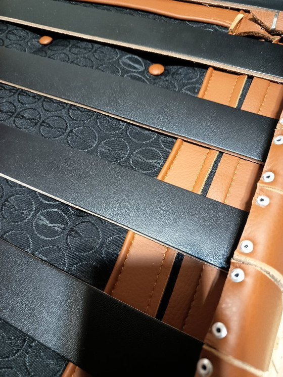 Image 1 of Sillones KNOLL Studio Barcelona (NUEVA Serie 2026) en piel natural (color coñac)