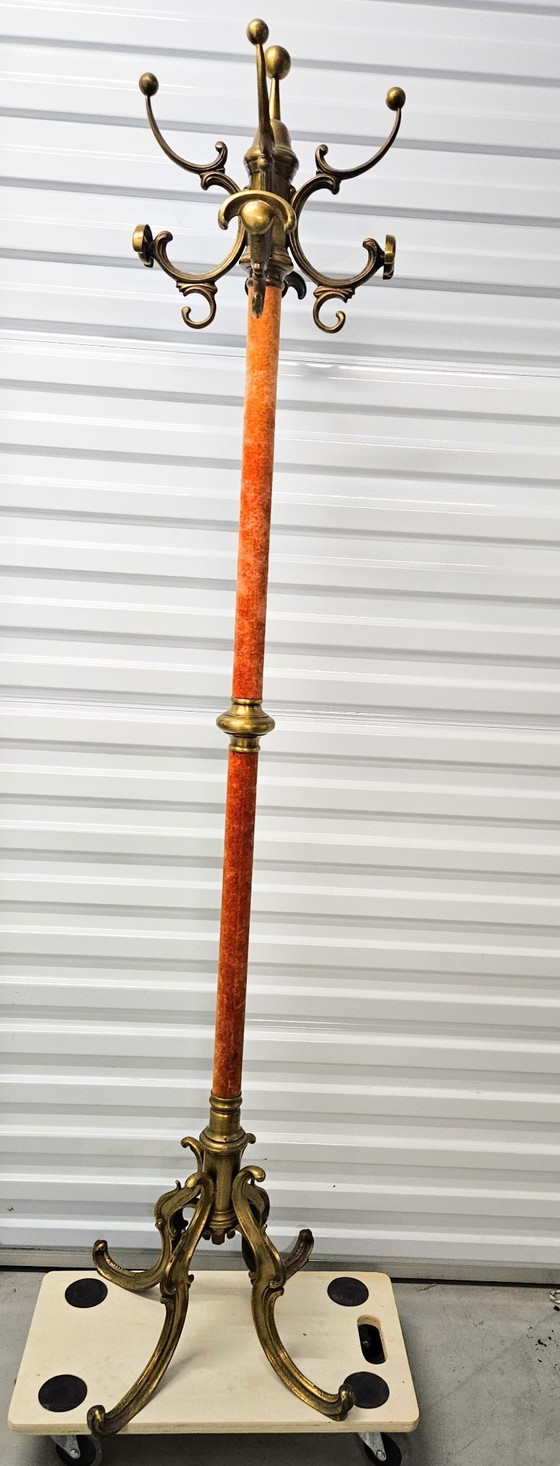 Image 1 of Een Messing Staande Kapstok