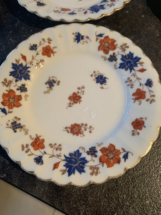 Image 1 of 6 bordjes en 1 groot bord 