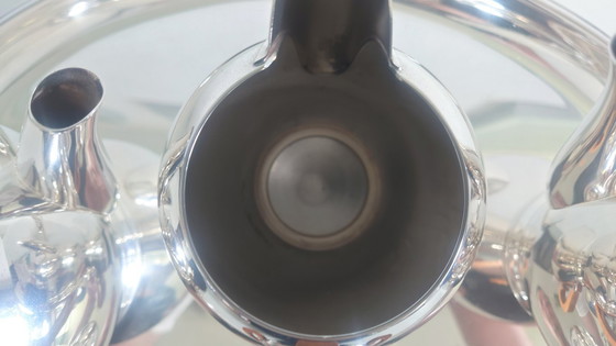 Image 1 of Alessi verzilverd Bombe servies