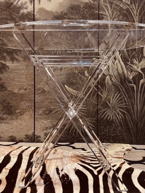 Image 1 of Lucite Plexiglas Perspex Butler Tray