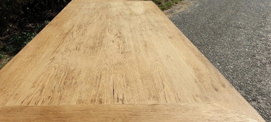 Image 1 of Plain/white oak table