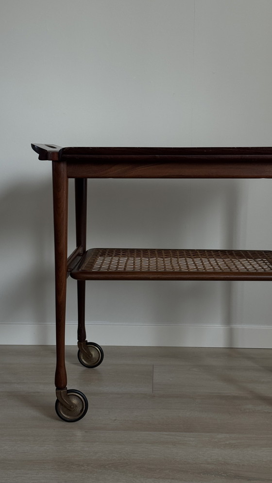 Image 1 of Deense mid-century serveertrolley