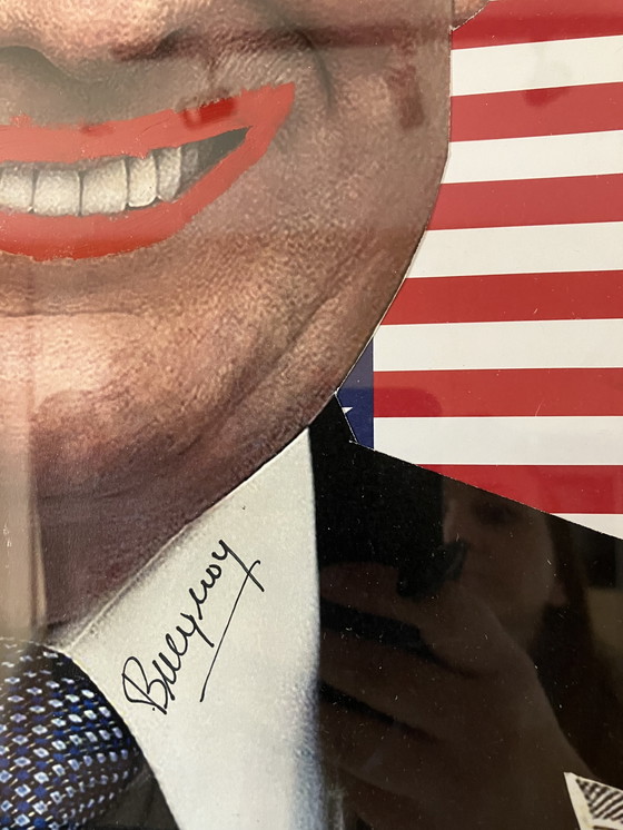 Image 1 of Técnica mixta - "Trump" - Jan Bucquoy - 2016