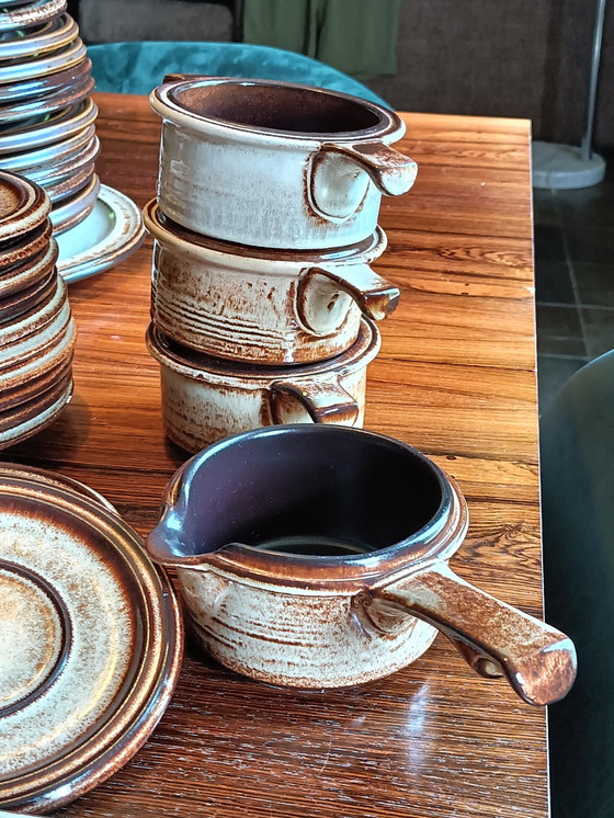 Image 1 of Vintage jaren 70/80 servies 84- delig 