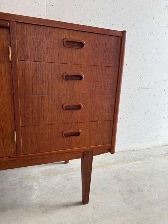 Image 1 of Buffet et bureau en teck style années 60, vintage années 1960