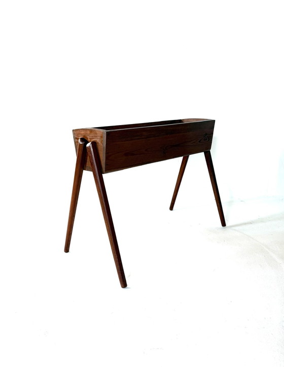 Image 1 of Vintage Danish teak planter '60