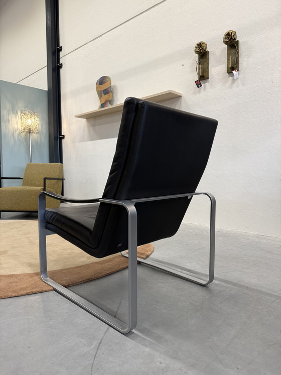 Image 1 of Poltrona Rolf Benz 568 in pelle nera
