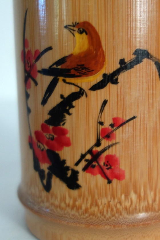 Image 1 of 4 bamboo pots China vintage