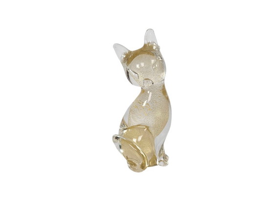 Image 1 of Archimede Seguso Murano - Hoja de oro - Firmado - Italia - 1960s