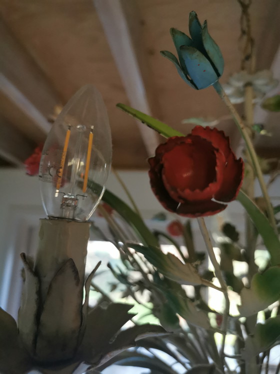 Image 1 of Chandelier In The Shape Of A Flower Bouquet